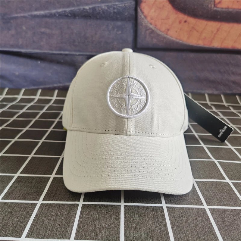 Stone Island Compass Logo Baseball Cap Olive - 15