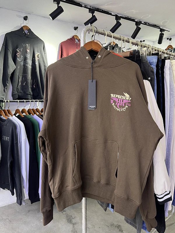 Represent Vintage Wash Hoodie Gray - 83