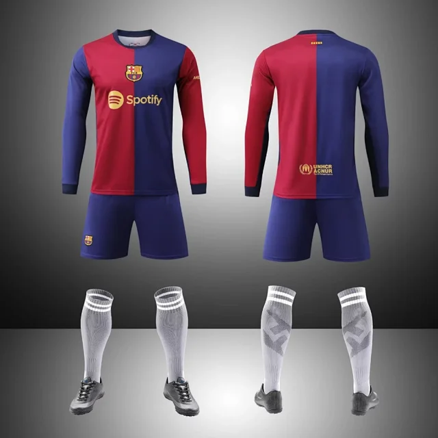 Real Madrid Football Jerseys Long-sleeve kit with shorts and socks product detail image 11