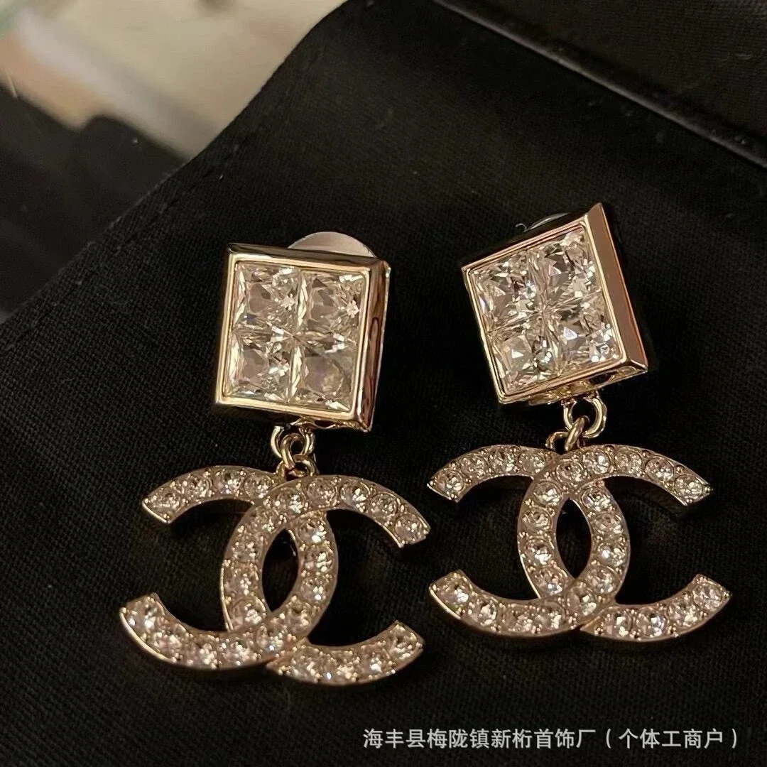 Chanel CC Gold Earri