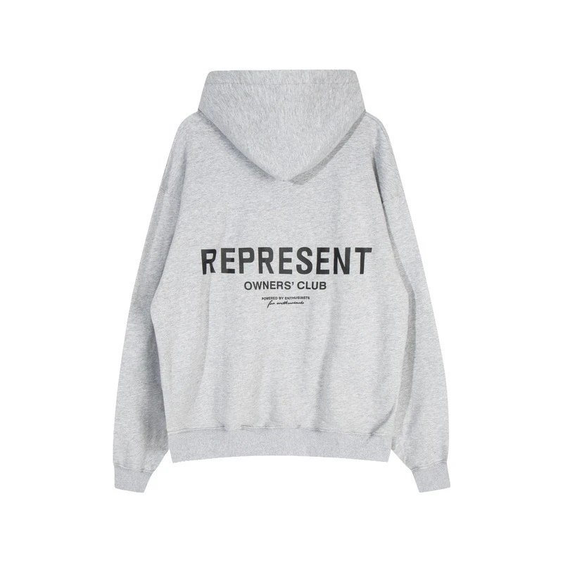 Represent Vintage Wash Hoodie Gray - 63