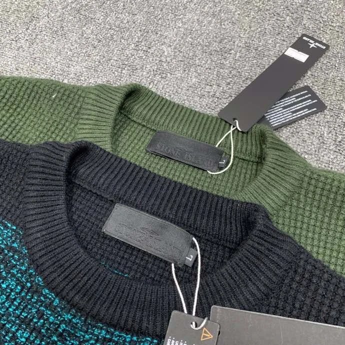 Design Color-Block Ribbed Knit Sweater Multicolor - 8
