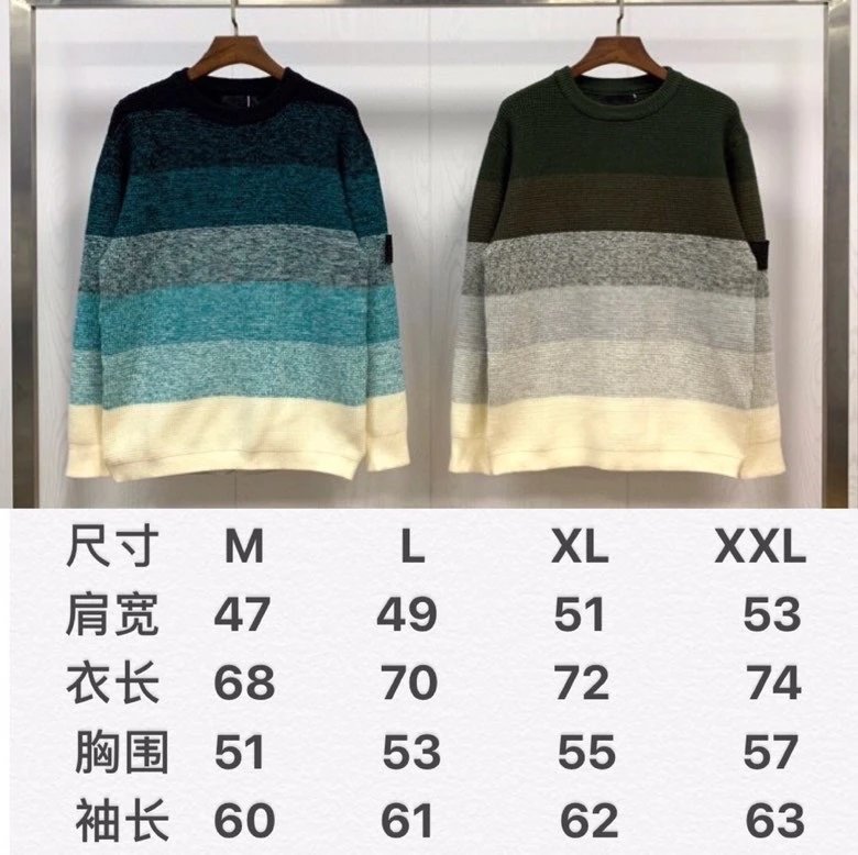Design Color-Block Ribbed Knit Sweater Multicolor - 10