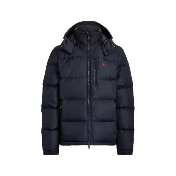 Ralph Lauren Black Down Jacket with Hood - 14