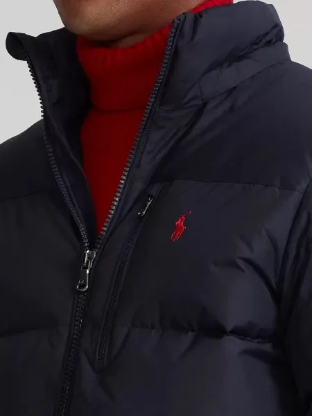 Ralph Lauren Black Down Jacket with Hood - 18