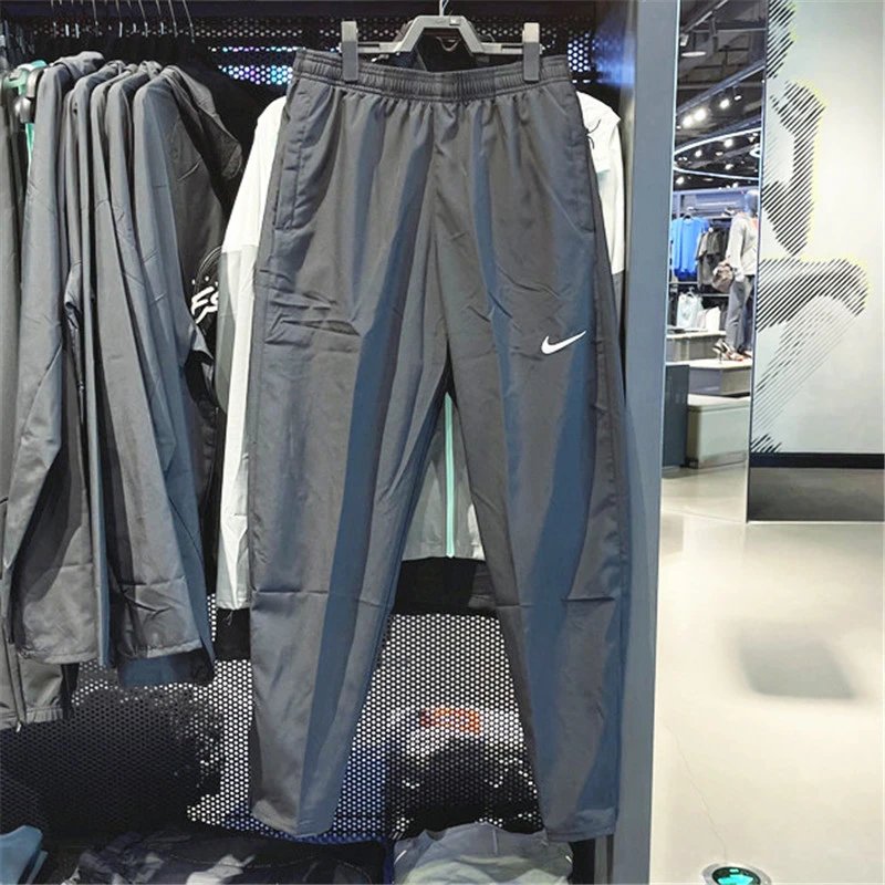 Small hook thin men's summer sports and leisure woven zipper straight leg small leg pants BV4841