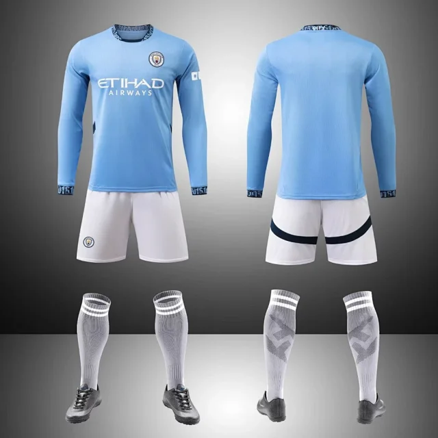 Real Madrid Football Jerseys Long-sleeve kit with shorts and socks product detail image 14