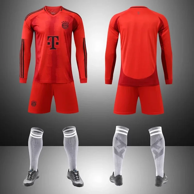 Real Madrid Football Jerseys Long-sleeve kit with shorts and socks product detail image 12