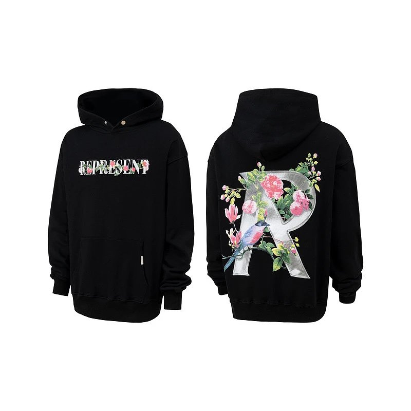 Represent Vintage Wash Hoodie Gray - 37