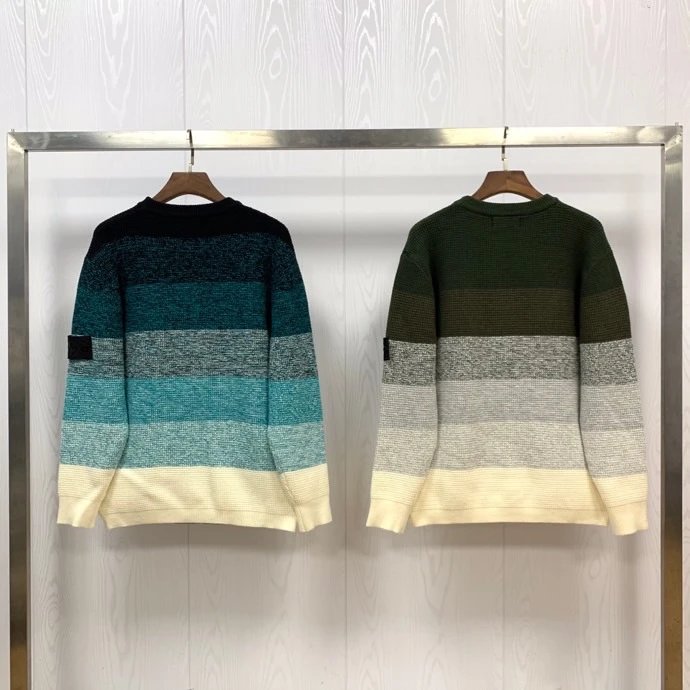 Design Color-Block Ribbed Knit Sweater Multicolor - 4