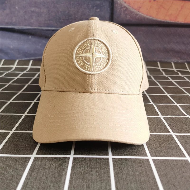 Stone Island Compass Logo Baseball Cap Olive - 17