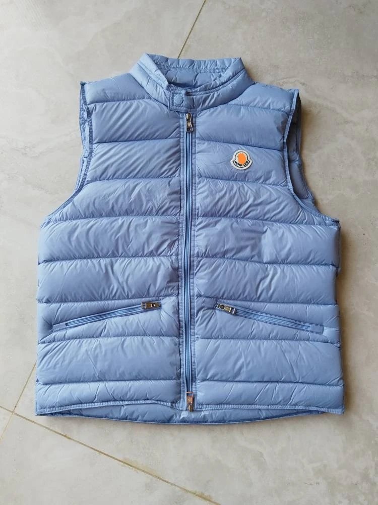 M Home GUI Lightweight Down Vest, Autumn and Winter Short Men's and Women's Tank Jacket, 90 White Duck Down Stand up Collar, Shoulder - Top Quality