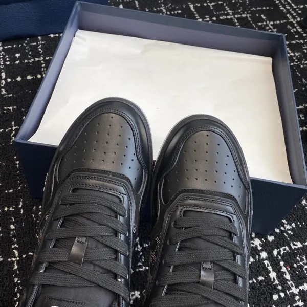 Dior B23 Low Top Red White Snake-Print Sneakers - 26