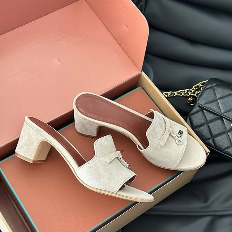 Unbranded Sandals Open-Toe Slide with Bow and Padlock Charm image 3