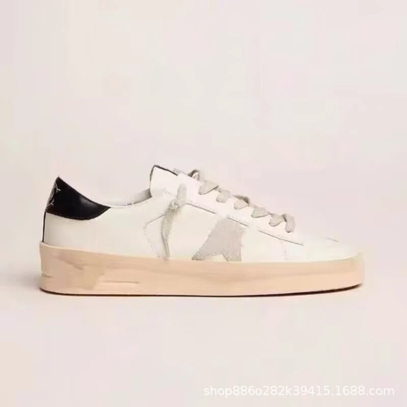 Golden Goose Sneakers Ball Star low-top with appliqué — Lotus pink