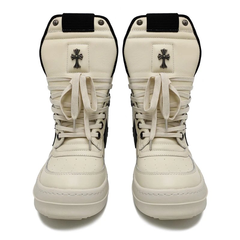 Chrome Hearts Sneakers High-Top Lace-Up Cross-Emblem image 5