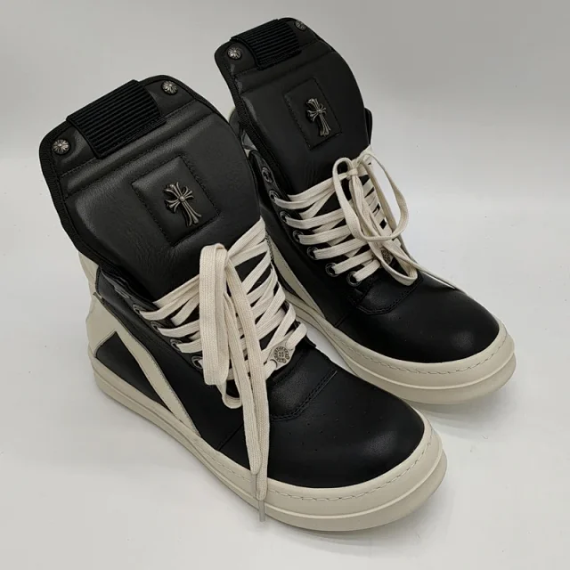 Chrome Hearts Sneakers High-Top Lace-Up Cross-Emblem product detail image 12