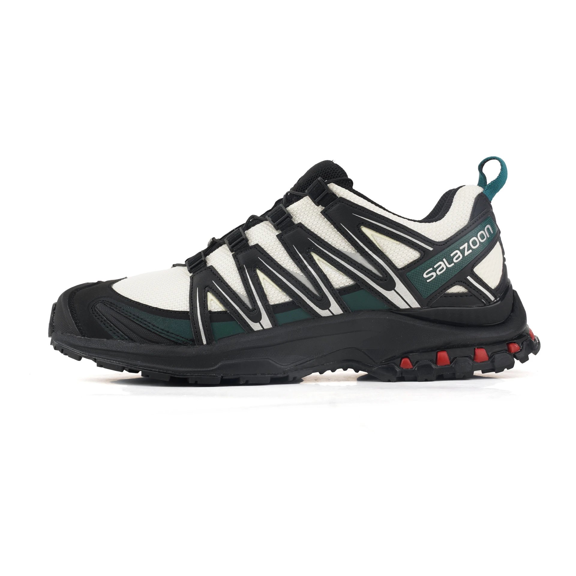 Salazon QUEST / 3D XT — Running shoes 3 D Black and green