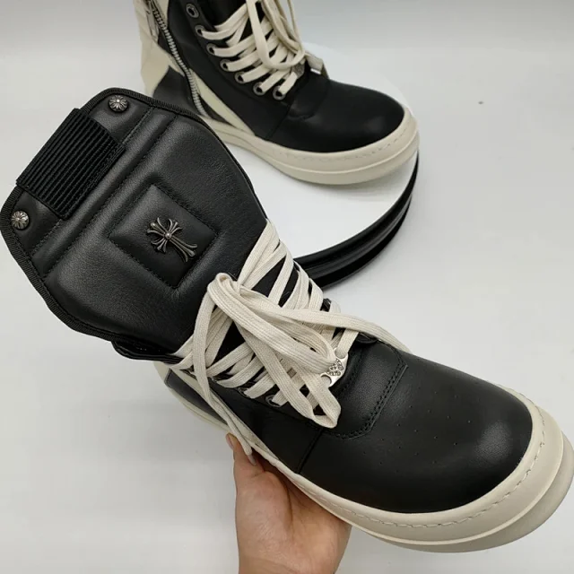 Chrome Hearts Sneakers High-Top Lace-Up Cross-Emblem product detail image 13