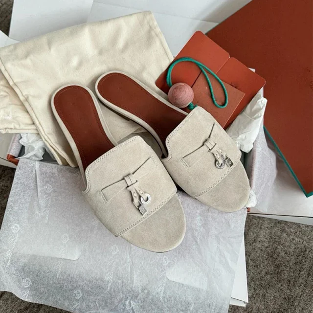 Unbranded Sandals Open-Toe Slide with Bow and Padlock Charm product detail image 2