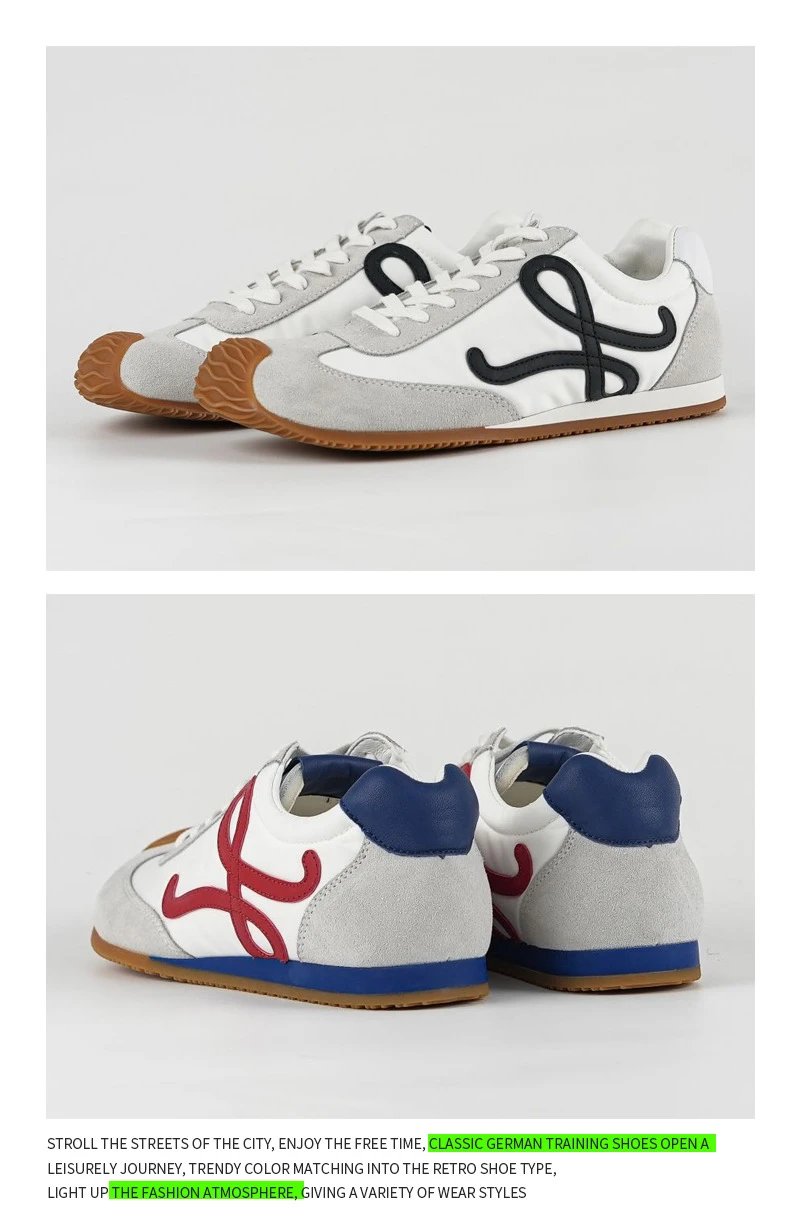 Loewe Puzzle Runner White and Gray Sneakers - 19