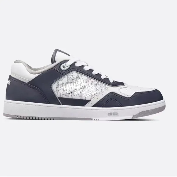 Dior B23 Low Top Red White Snake-Print Sneakers - 19
