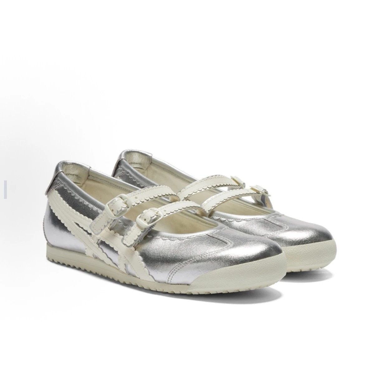 Onitsuka Tiger Mary Jane Strap — Mary Silver