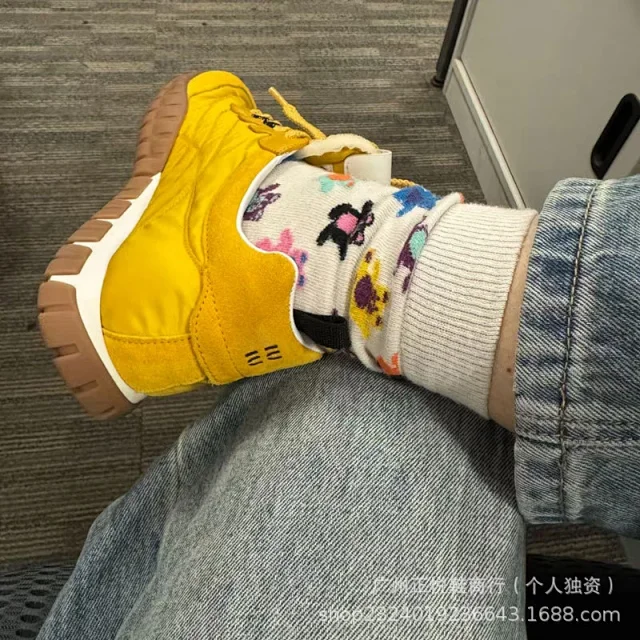 Miu Sneakers Nylon and suede lug-sole product detail image 39