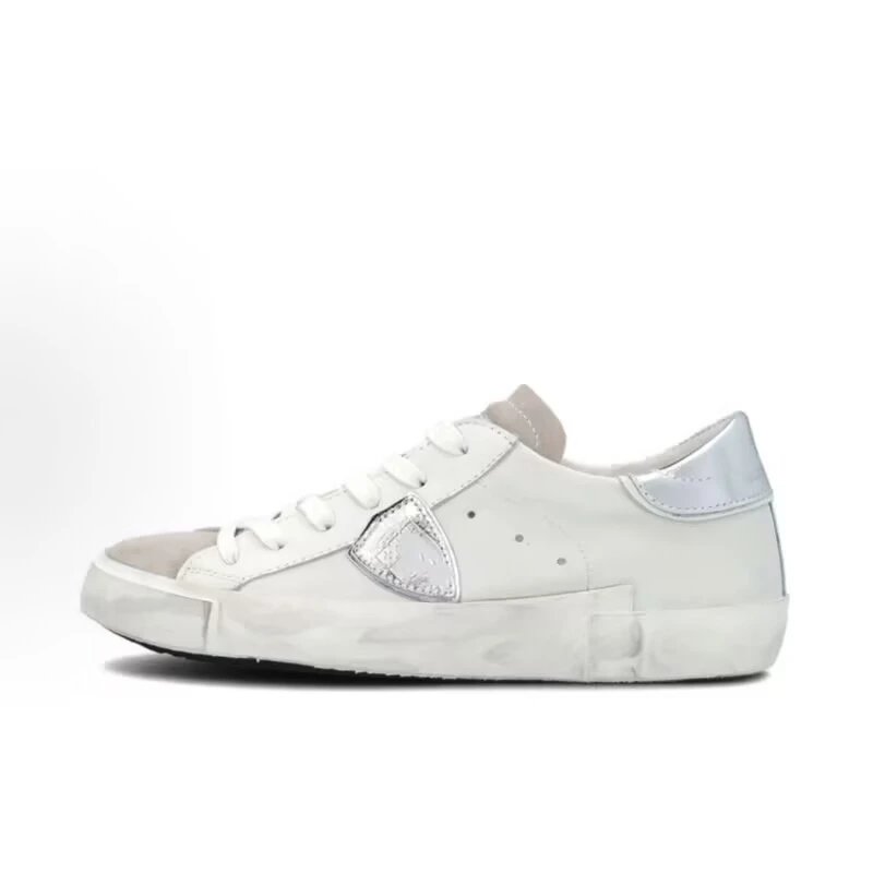 Golden Goose Sneakers Ball Star low-top with appliqué — Granny gray