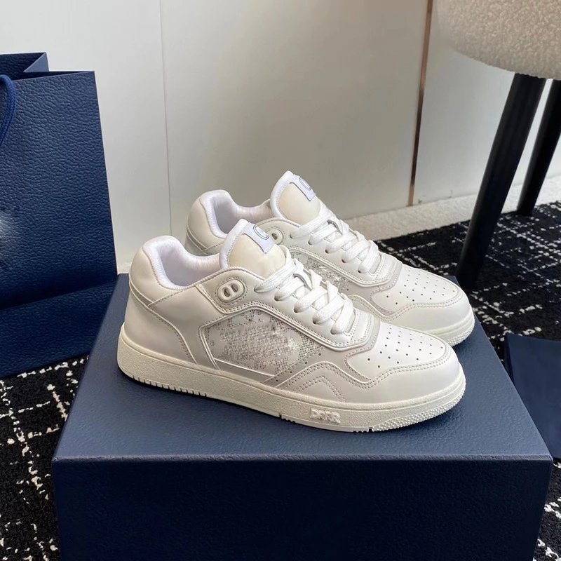 Dior B23 Low White Sneakers