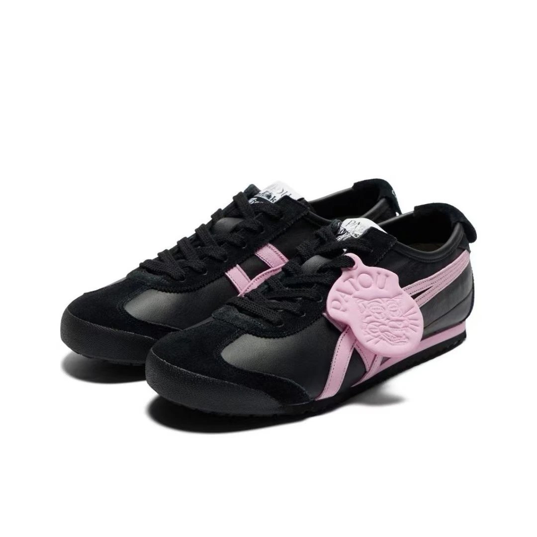 Onitsuka Tiger Mary Jane Strap — Black powder