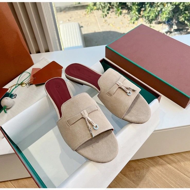 Unbranded Sandals Open-Toe Slide with Bow and Padlock Charm image 4