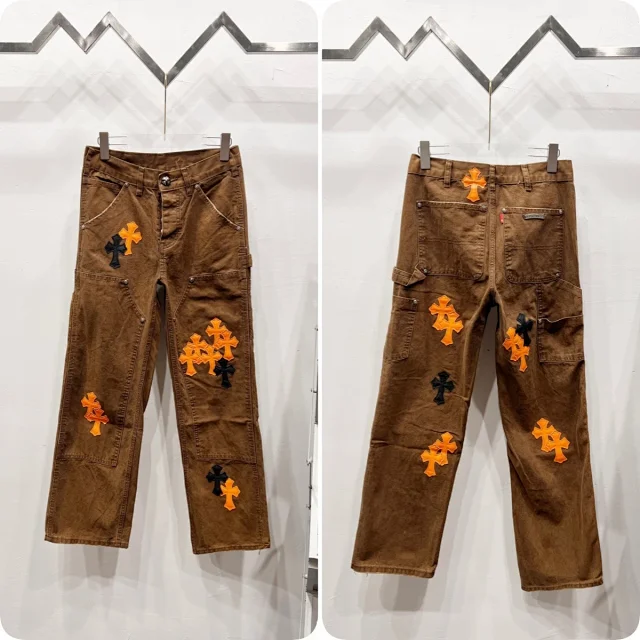 Unbranded Jeans Cross appliqué patchwork loose-fit product detail image 23
