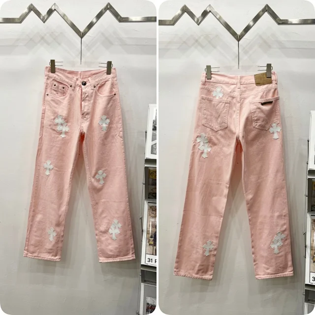 Unbranded Jeans Cross appliqué patchwork loose-fit product detail image 16