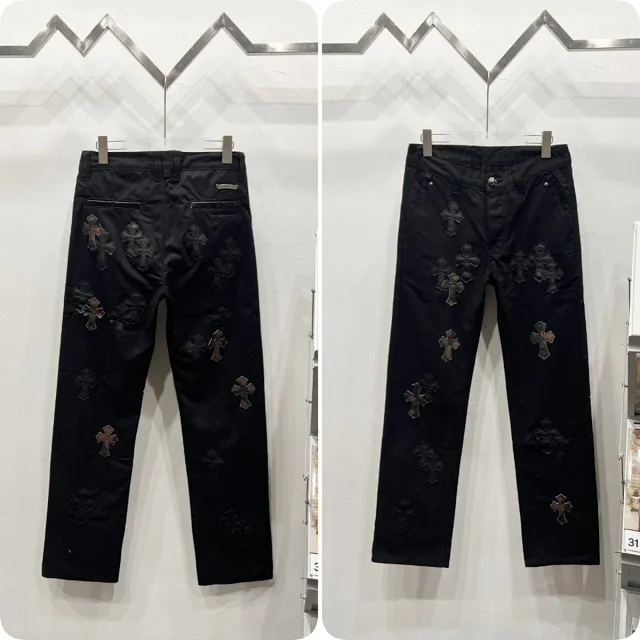 Unbranded Jeans Cross appliqué patchwork loose-fit product detail image 29