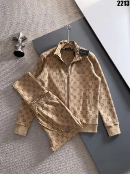 Gucci GG Monogram Beige Tracksuit - 1