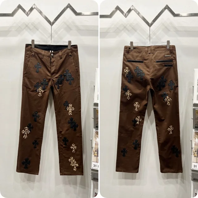 Unbranded Jeans Cross appliqué patchwork loose-fit product detail image 5