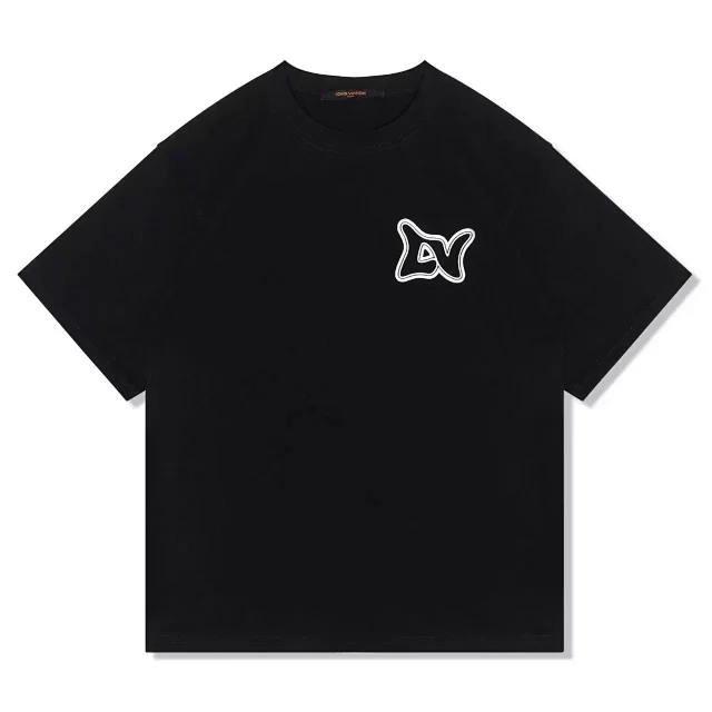 Louis Vuitton T-Shirts Short-Sleeve Graphic Logo T-Shirt product detail image 3