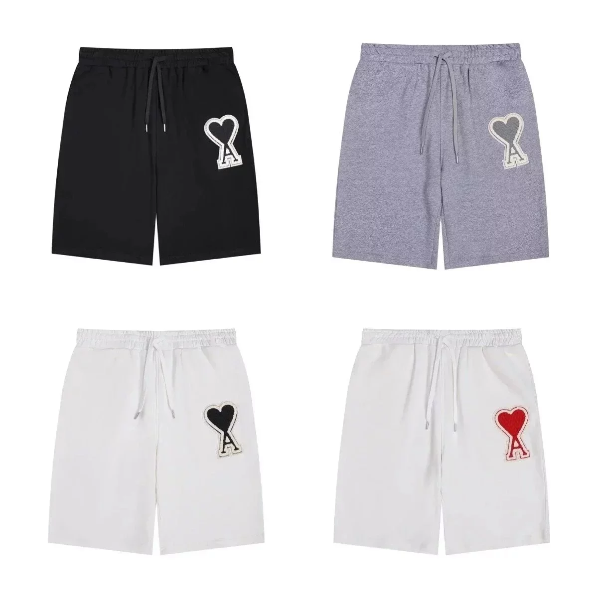 AMI heart shorts 4 colors