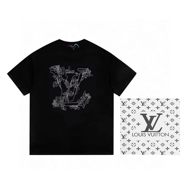 Louis Vuitton T-Shirts Short-Sleeve Graphic Logo T-Shirt product detail image 9