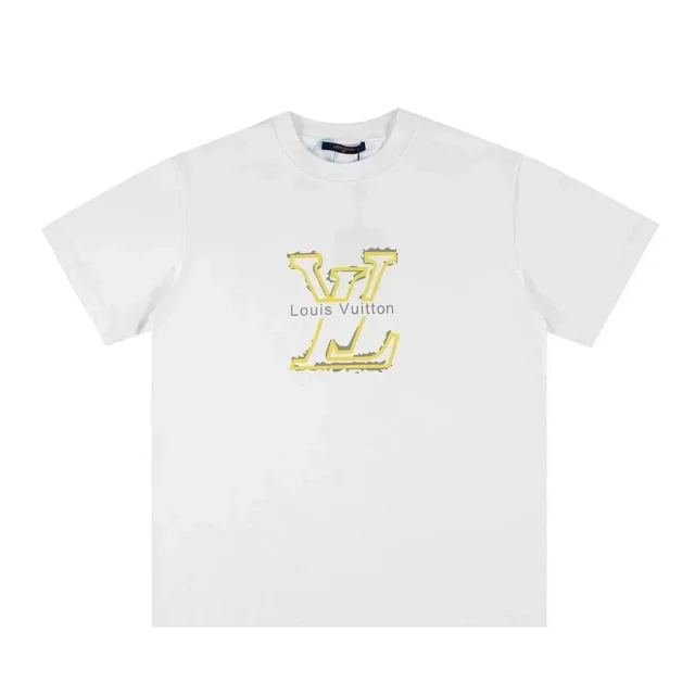 Louis Vuitton T-Shirts Short-Sleeve Graphic Logo T-Shirt product detail image 2