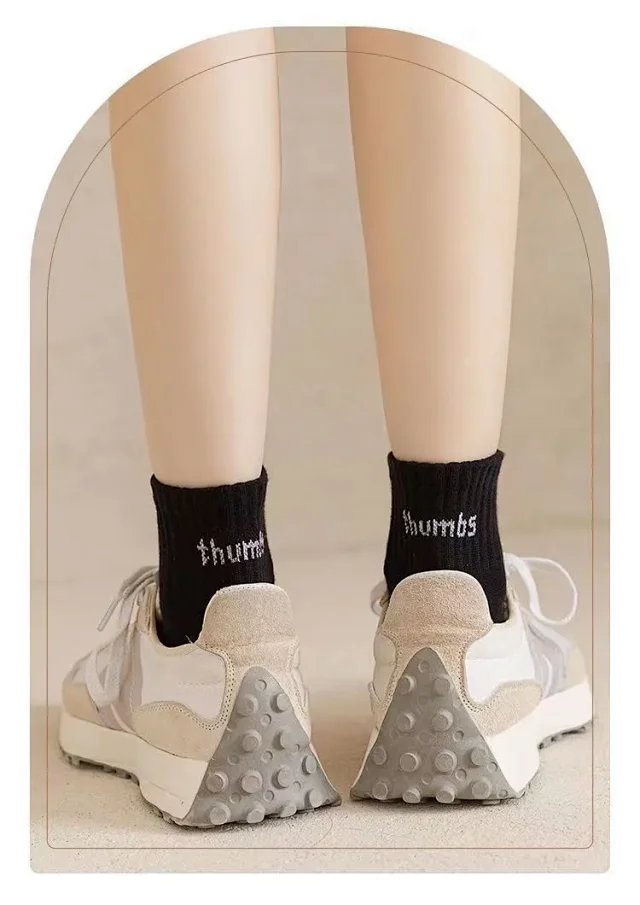Zhuji Couple Cotton Crew Socks(5 Pairs) Detail