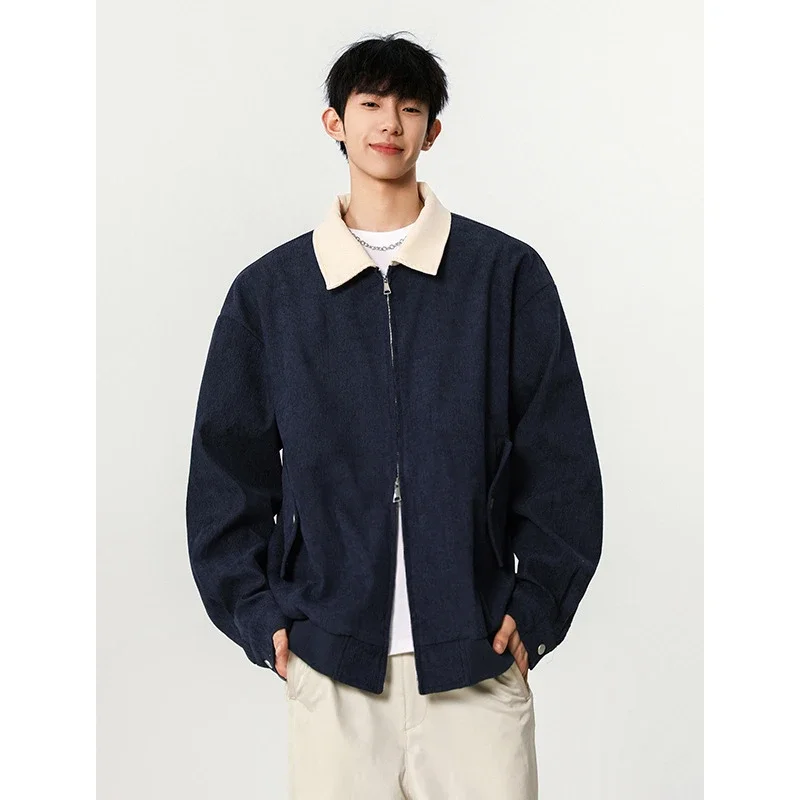 Autumn Retro Bomber Jacket for Couples
