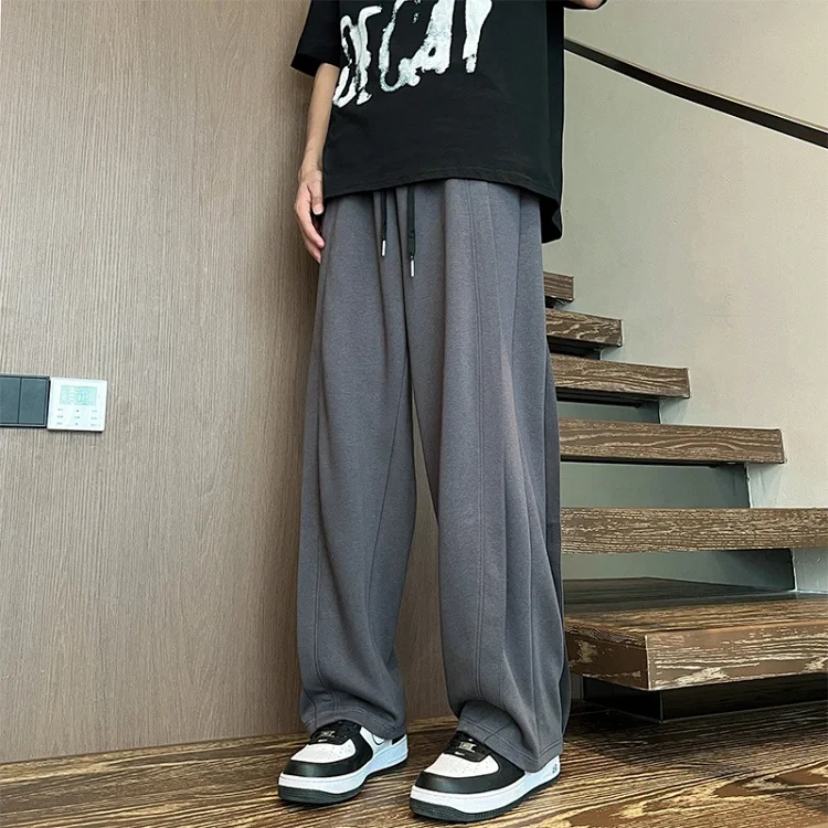 Men's Spring/Fall Wide-Leg Athletic Pants