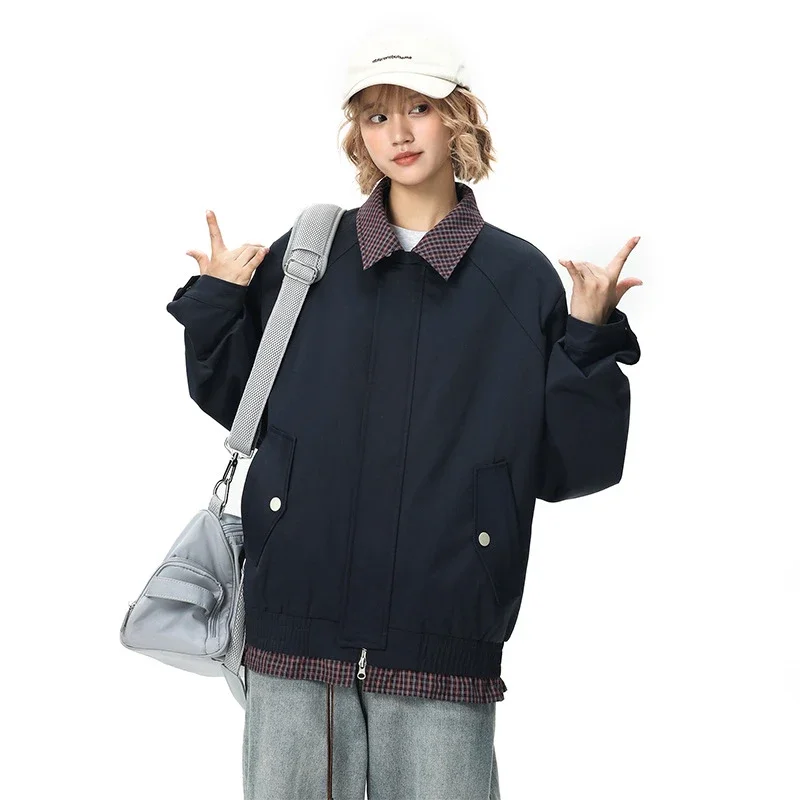Autumn Men/Women Plaid Jacket