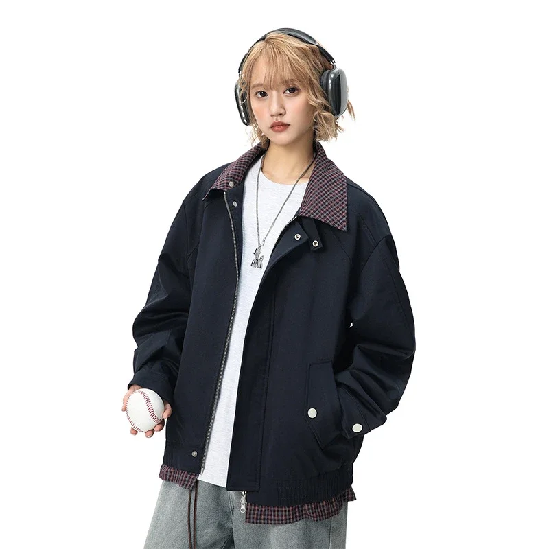 Autumn Men/Women Plaid Jacket