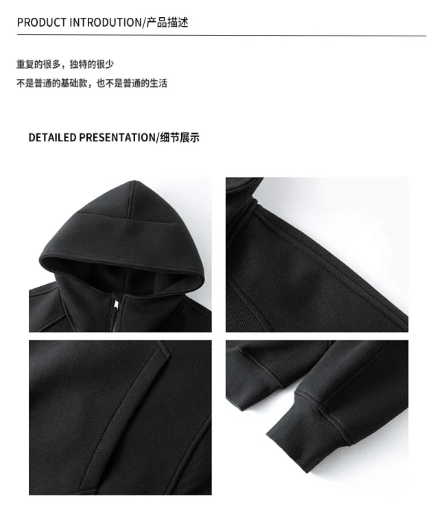NASA Unisex Spring Half-zip Hoodie Detail