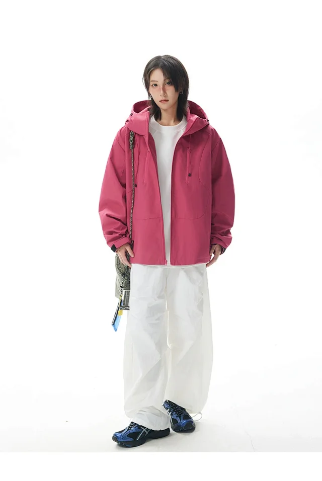 Autumn Outdoor Windproof Jacket for Couples Detail
