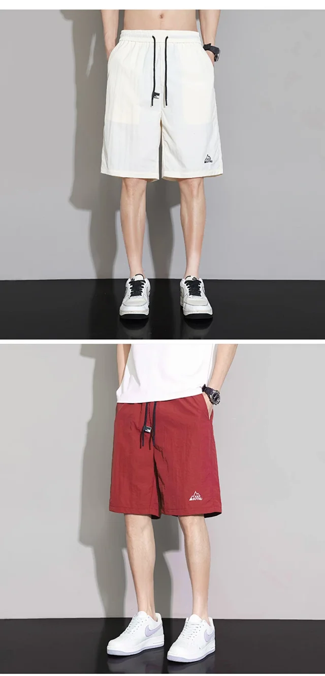 Men's Nylon Quick-Dry Beach Shorts Detail