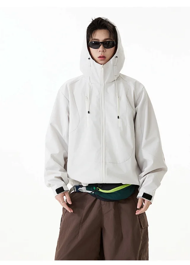 Autumn Outdoor Windproof Jacket for Couples Detail